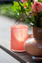 Glass Candleholder Vase CYLINDER 3 - H23 D16 cm - by DutZ