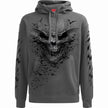 FLEDERMAUS SCHÄDEL - Kapuzenpullover Anthrazit