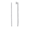 Diamonfire Tennis Chain Drop Earrings