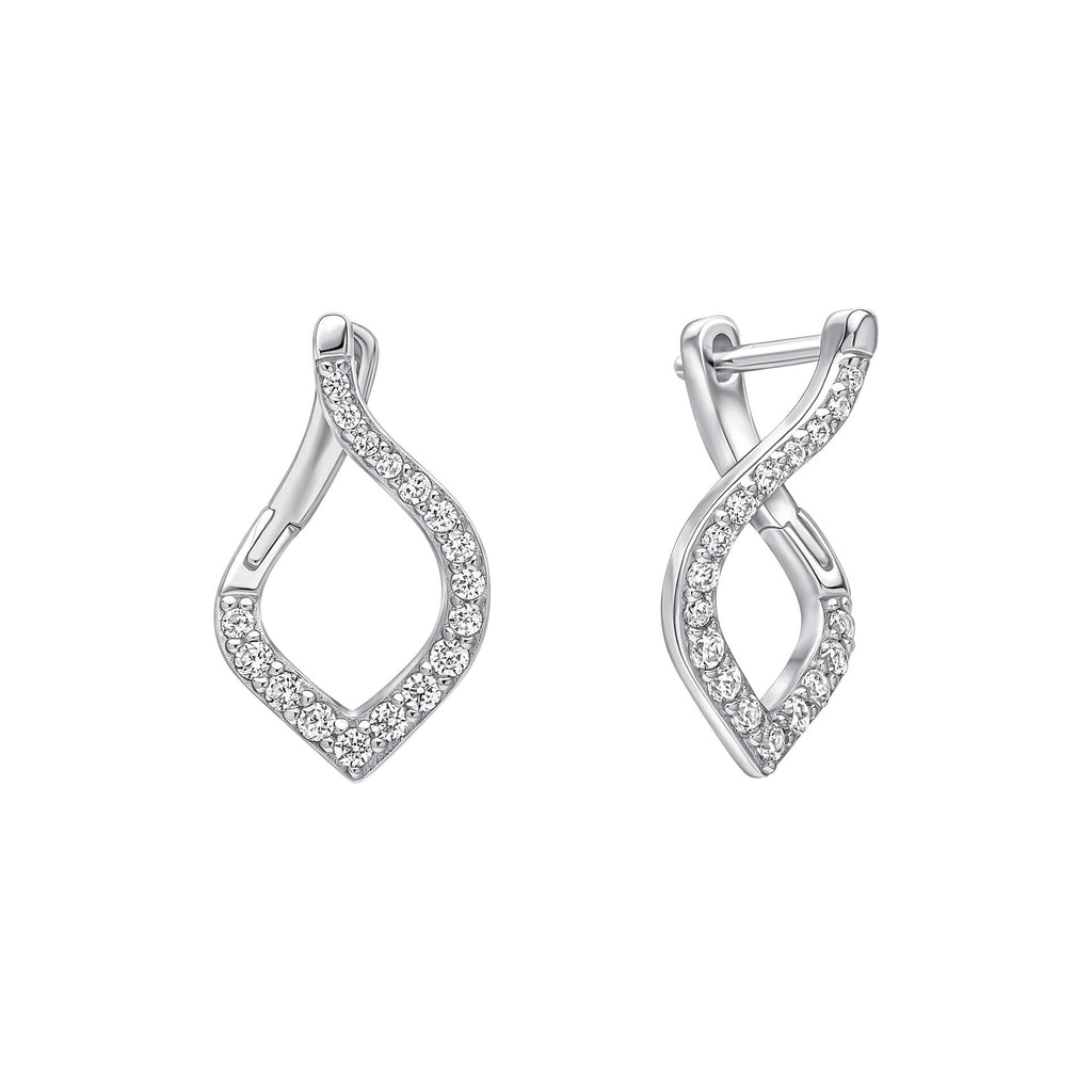 Diamonfire Cluster-Ohrringe im Cut-Out-Design