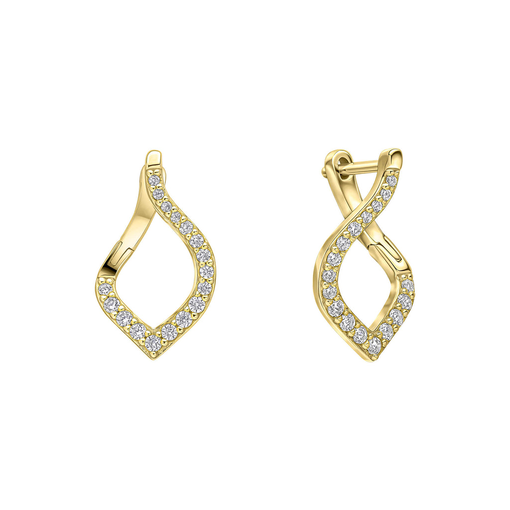 Diamonfire Cluster-Ohrringe im Cut-Out-Design