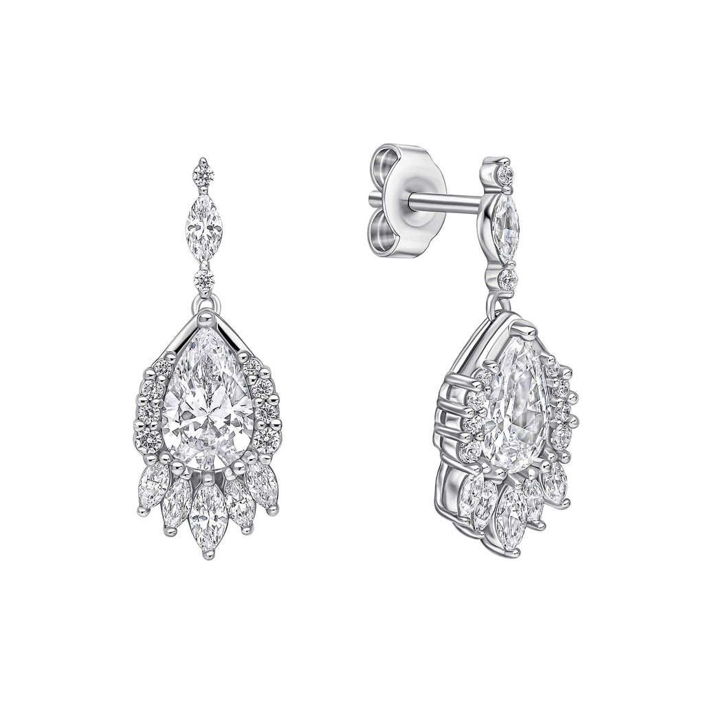 Diamonfire Tropfen Kronleuchter-Ohrringe