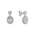 Diamonfire Halo Doppel-Ohrstecker