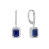 Diamonfire Geometrische Halo Tropfenohrringe