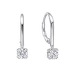 Diamonfire Double Claw Solitaire French Hook Ohrringe