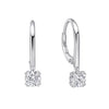 Diamonfire Double Claw Solitaire French Hook Ohrringe