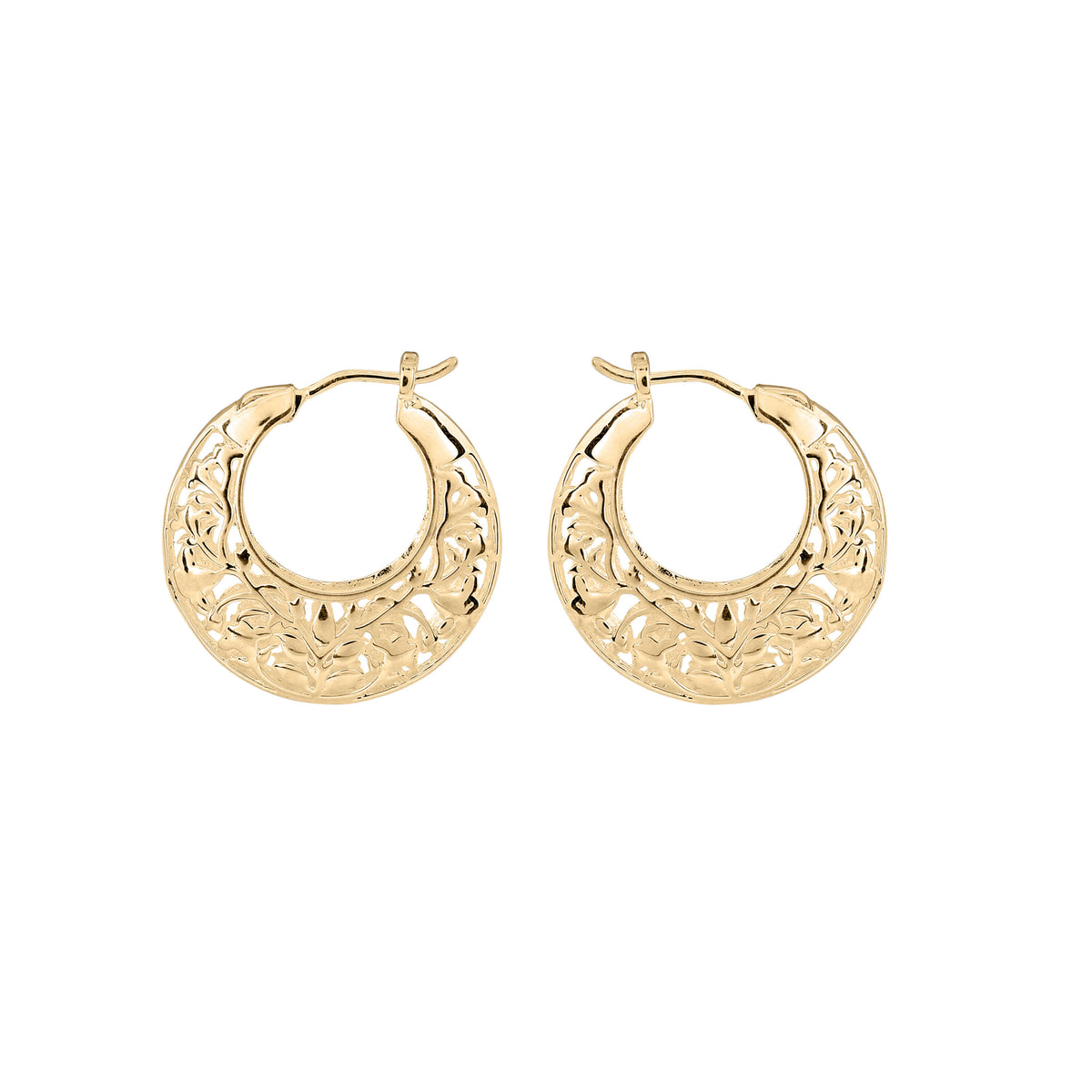 Laura Ashley Fashion Powley Lace Hoop Earrings