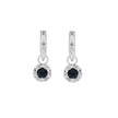 Laura Ashley Fashion Bowen Star Crystal Hoop Earrings