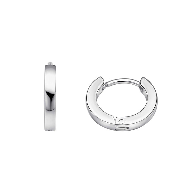 Fred Bennett Smaller Fit Stainless Steel Hoop Earrings