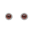 Beginnings Milgrain Semi-Precious Cabochon Birthstone Earrings