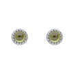 Beginnings Milgrain Semi-Precious Cabochon Birthstone Earrings