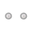 Beginnings Milgrain Semi-Precious Cabochon Birthstone Earrings