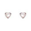 Laura Ashley Silver Kids Rosmere Love Heart Stud Earrings