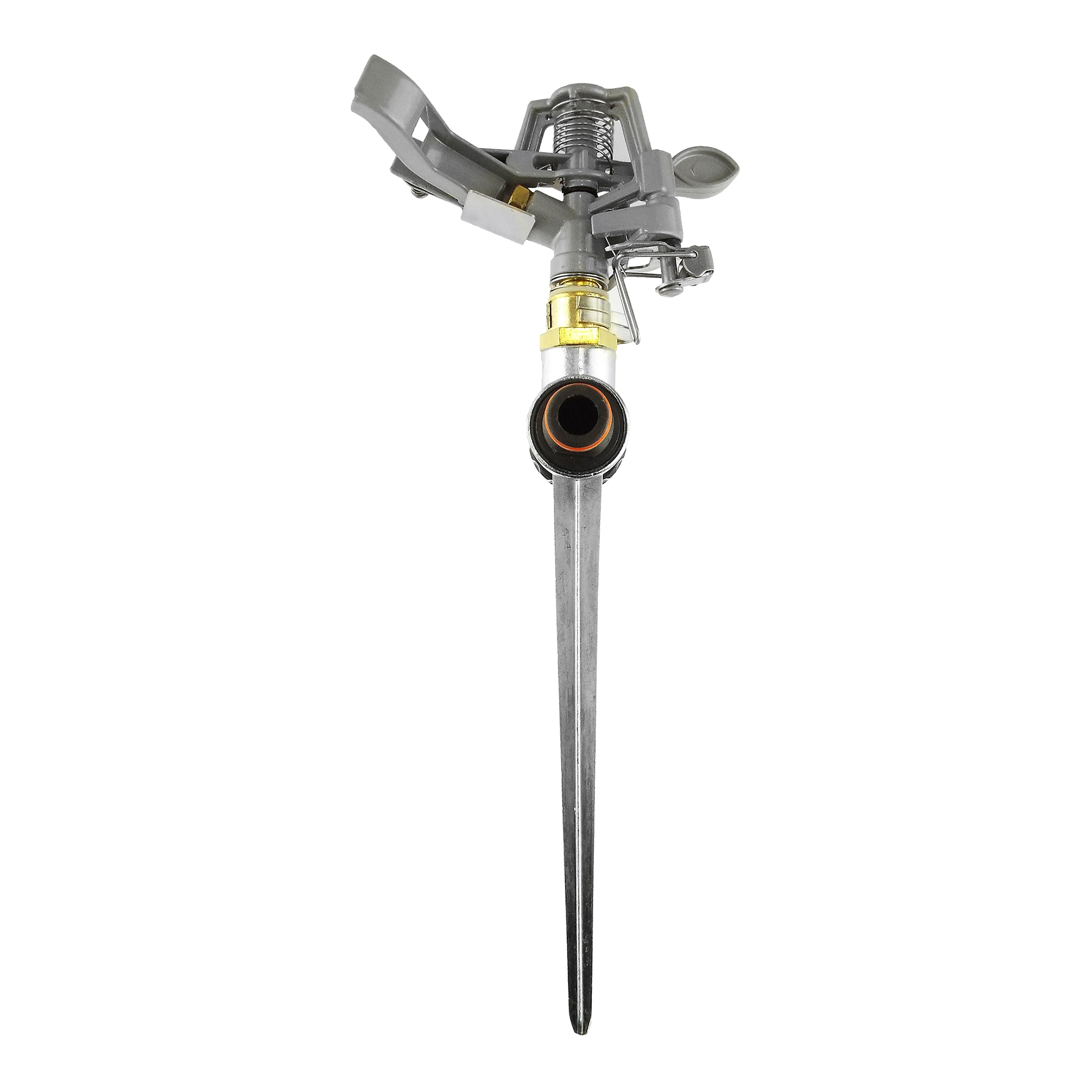 Pulsating Lawn Sprinkler - Metal with Metal Spike