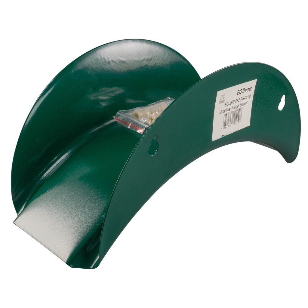 Metal Hose Hanger Green