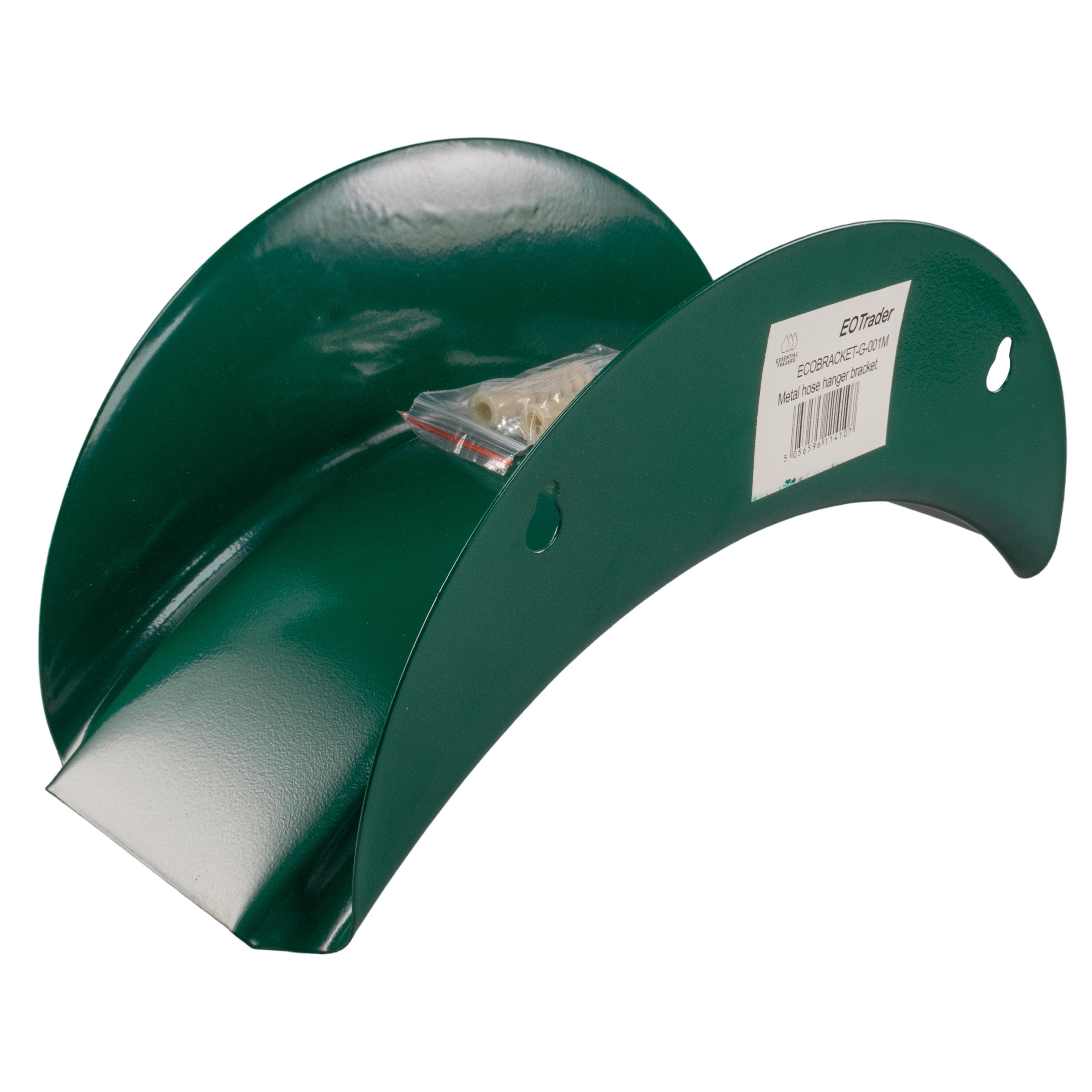 Metal Hose Hanger Green