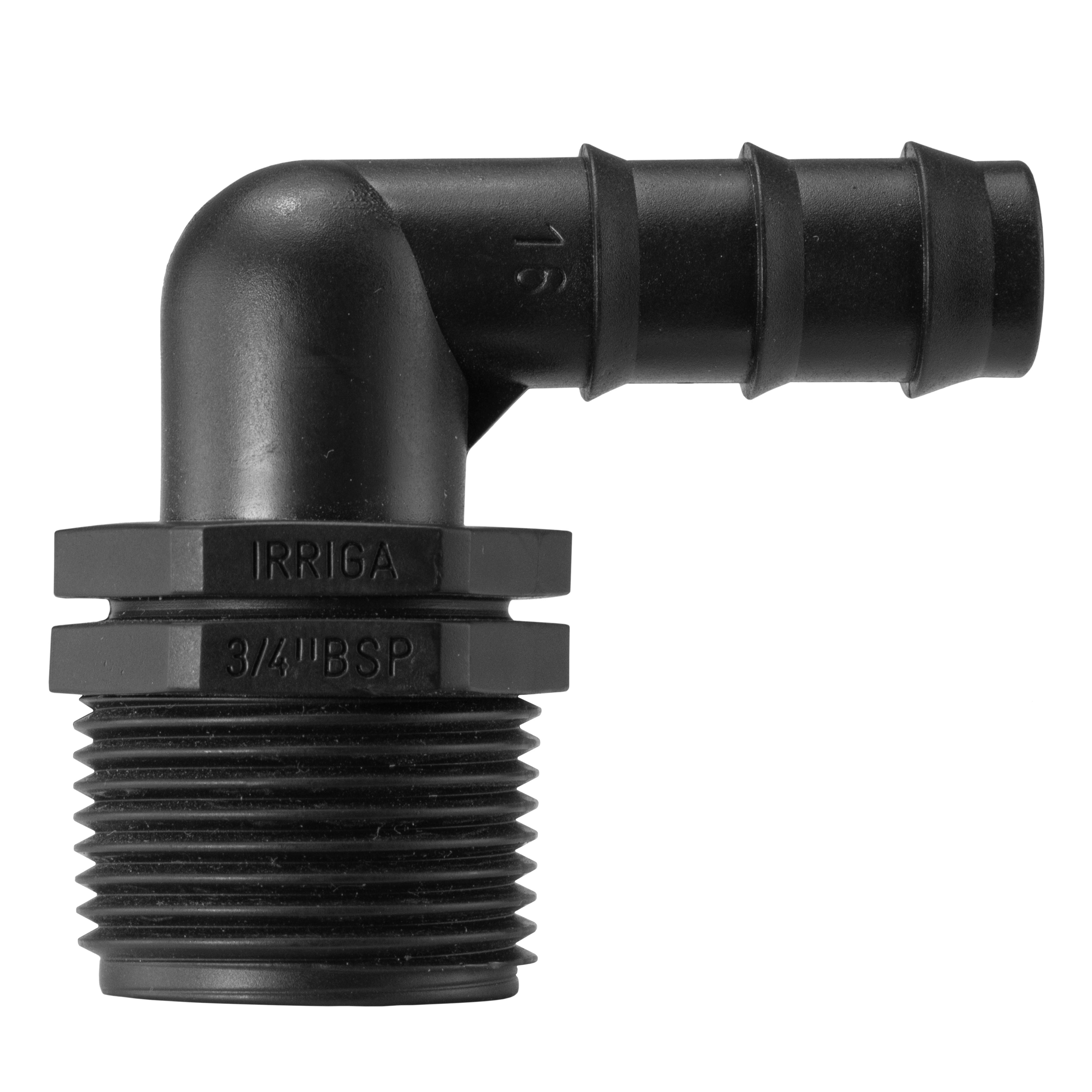 Elbow Fitting ¾” BSP - 16mm Barb