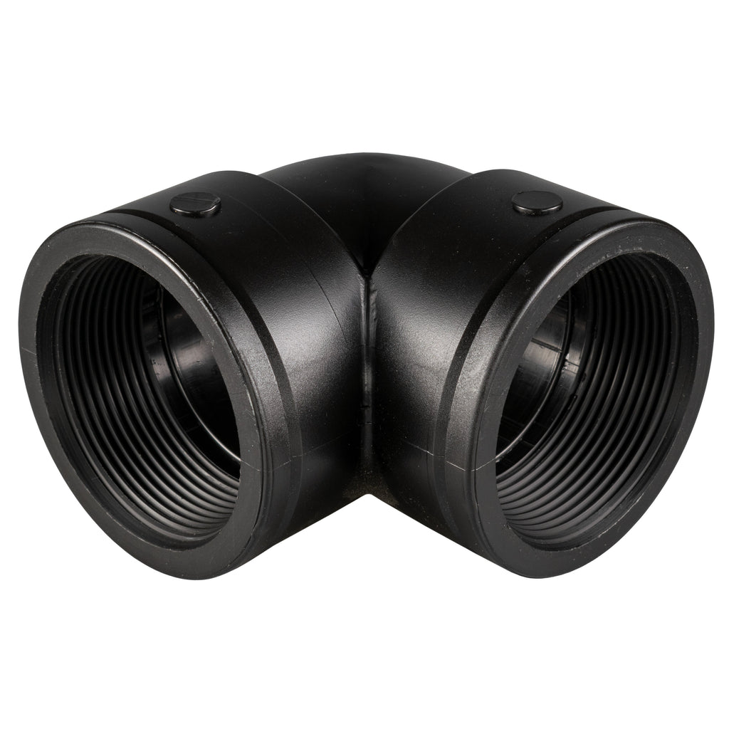 IBC 2” S60X6 Cap with 2” BSP Elbow and 50mm Barb Straight