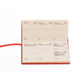 2026 Mini Diary - Week-to-View Planner - Red