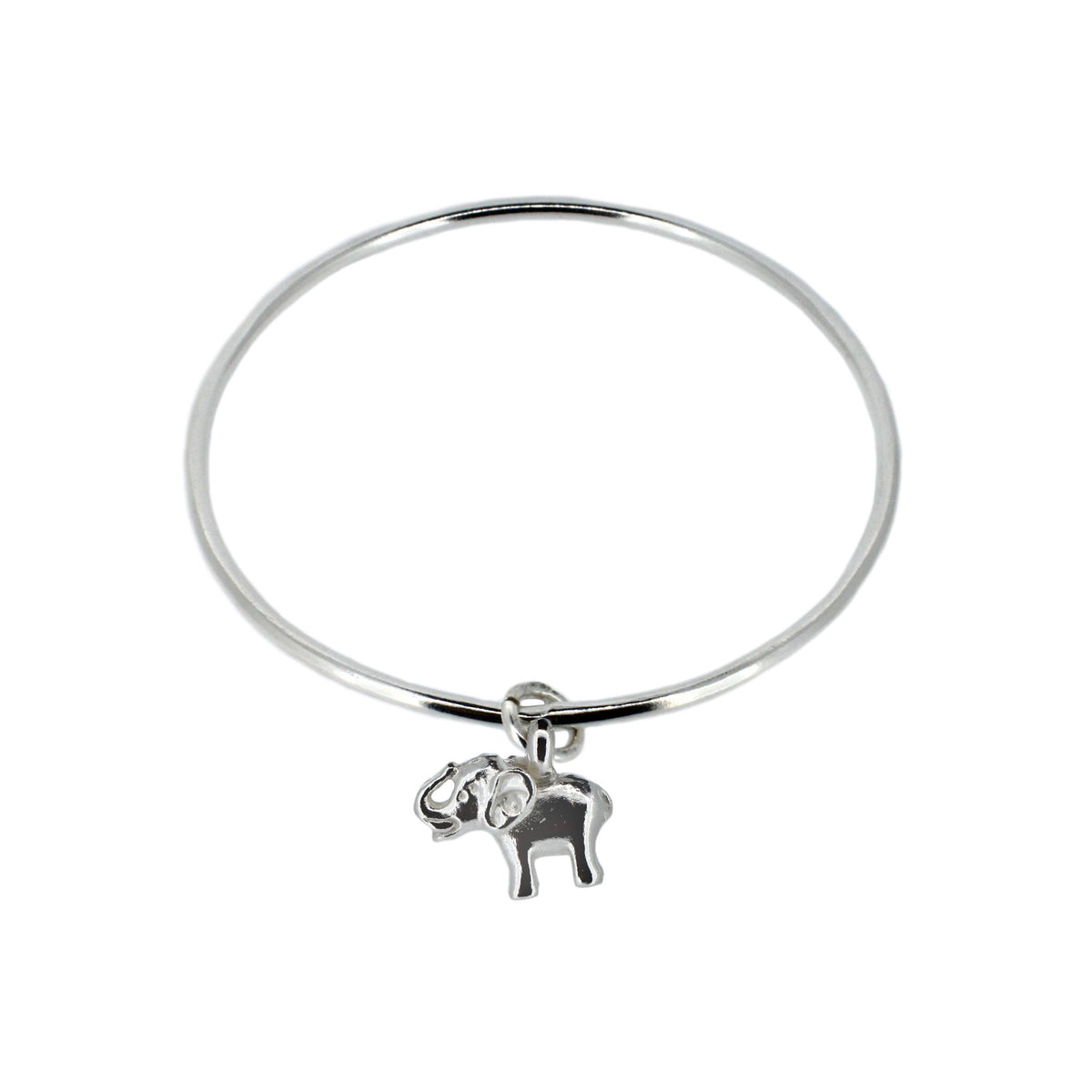 Elephant Charm Bangle