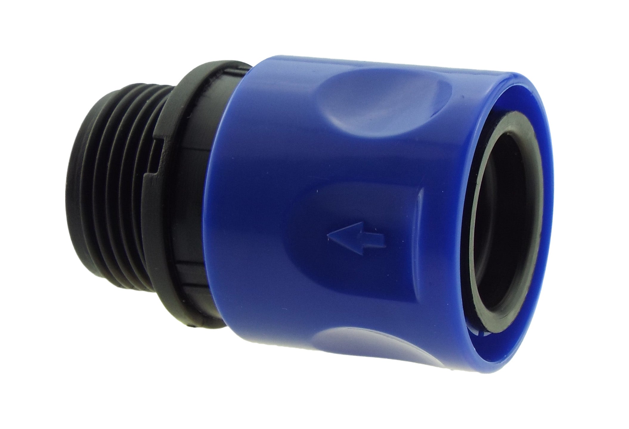 Hose Connector Blue with BSPF- Quick Connect Valve & Hose Connector Black