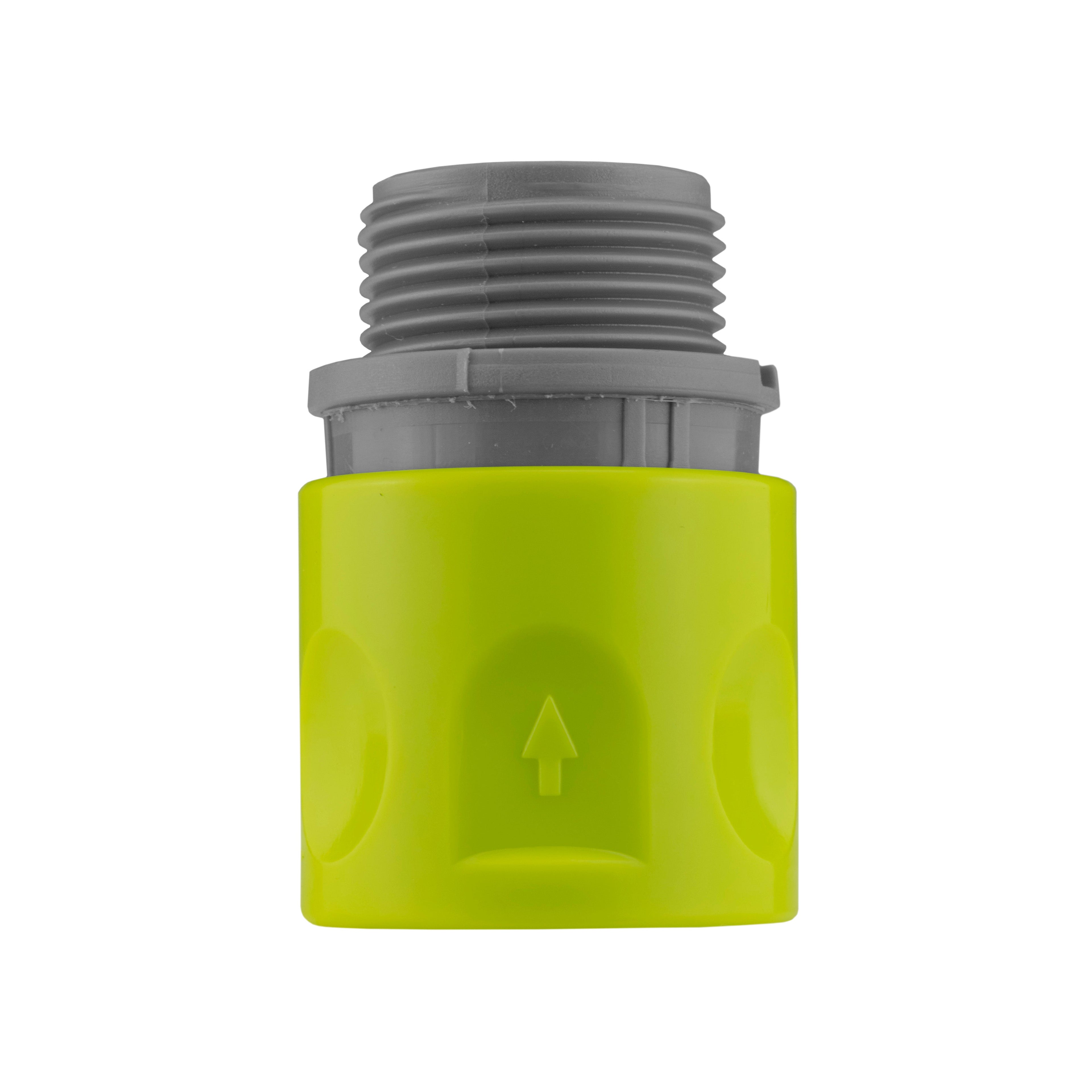 Female Hose Connector with 3/4" BSPM Thread Lime