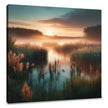 Dawn Wetlands Serenity Canvas