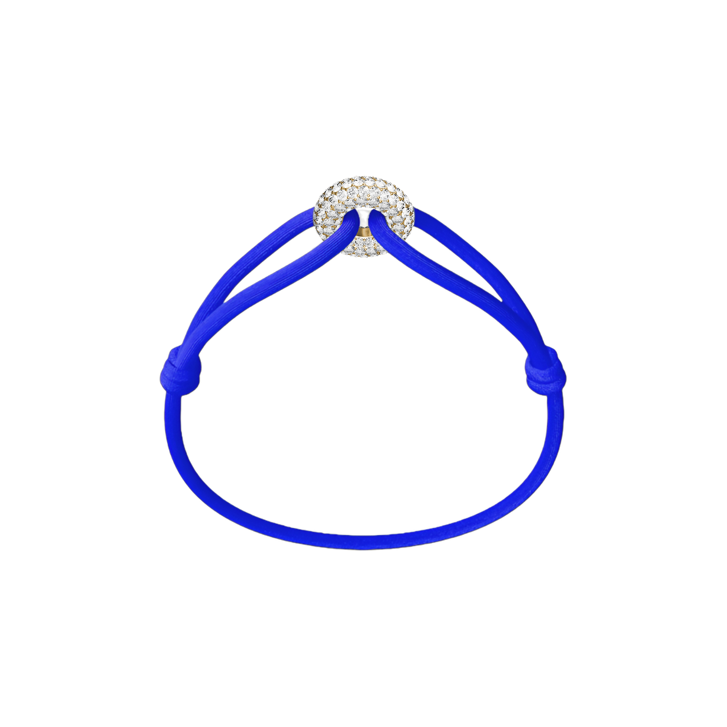 Goldener Soho Pavé Kordelarmband