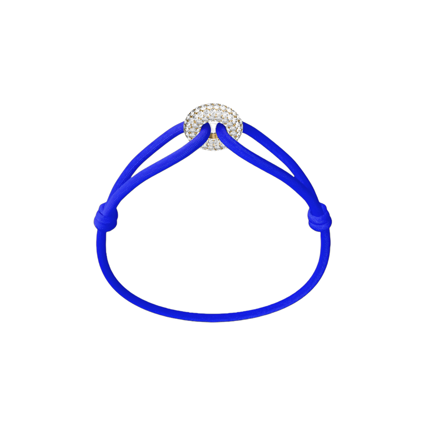 Goldener Soho Pavé Kordelarmband