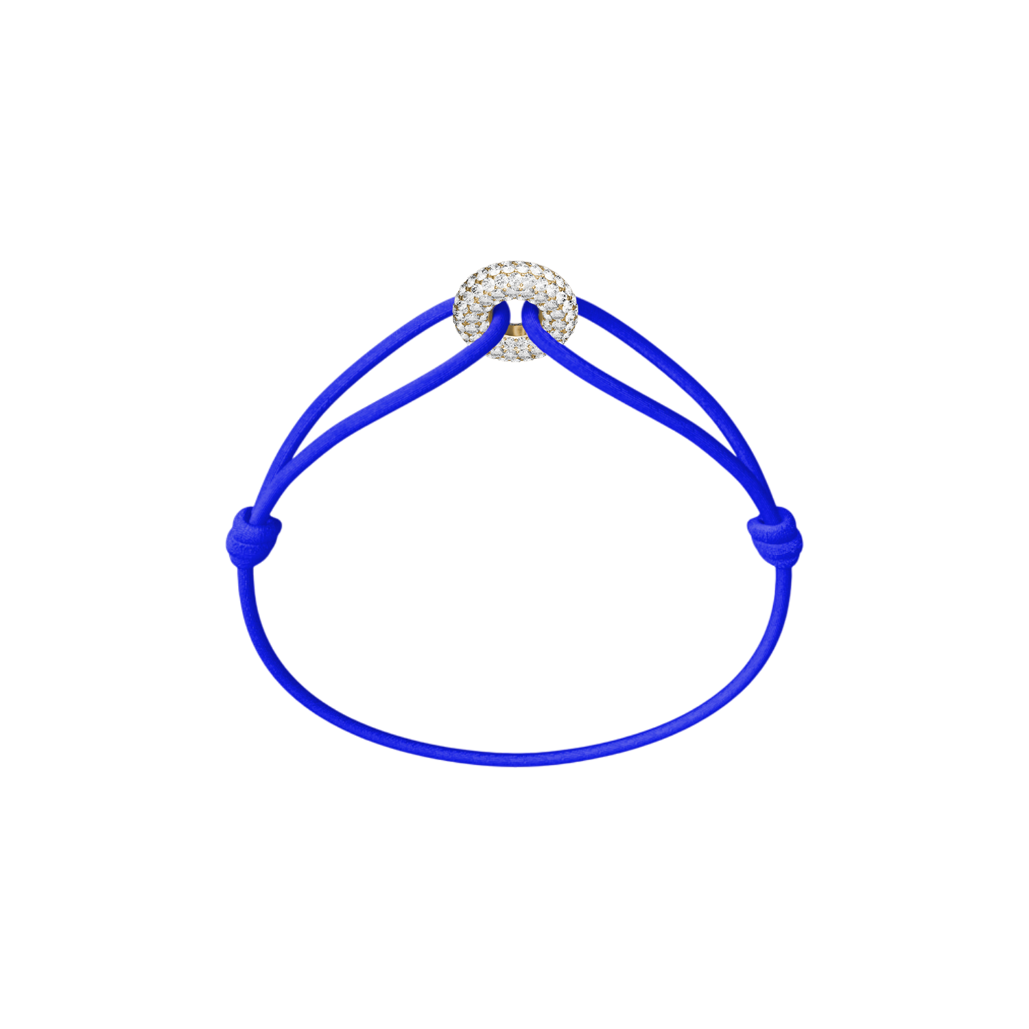Mini Golden Soho Pavé Cord Bracelet