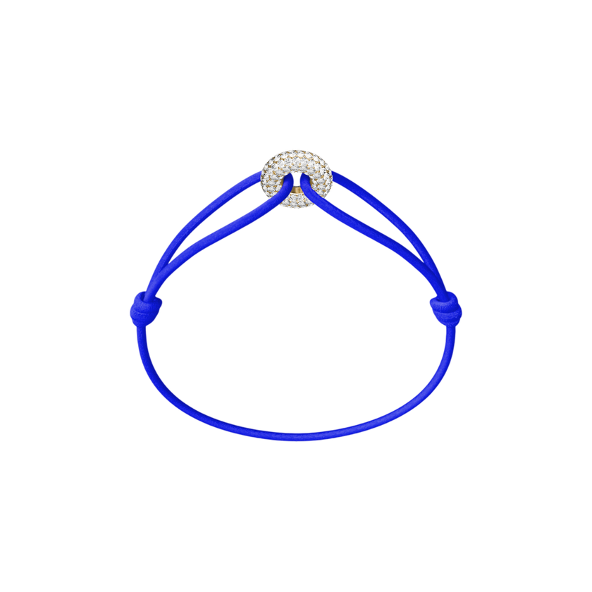Mini Golden Soho Pavé Cord Bracelet