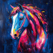 Electric Equine Canvas