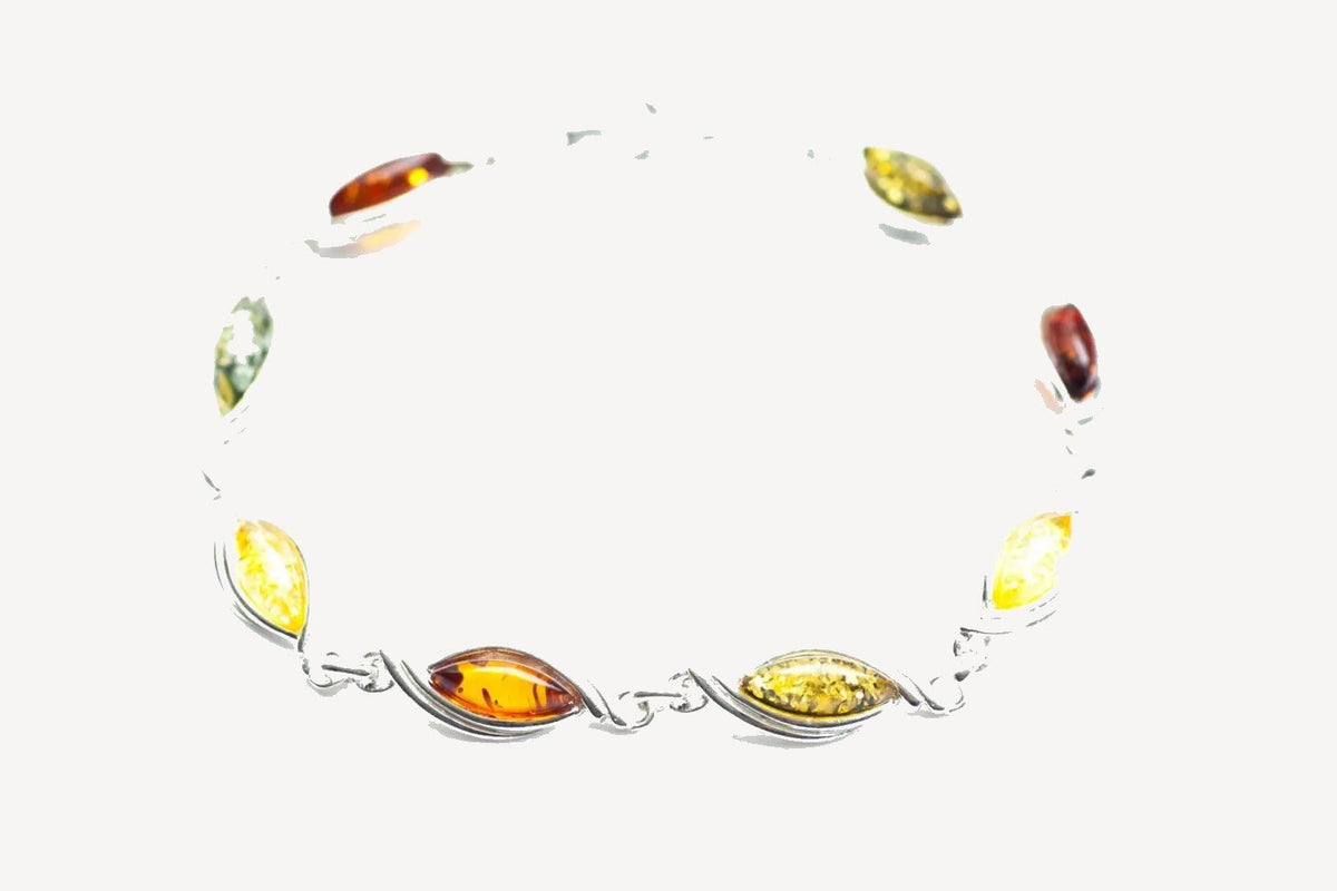 Elegantes mehrfarbiges Steinarmband