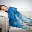 Skier's Descent Blanket