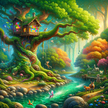 Enchanted Nature's Playground Canvas