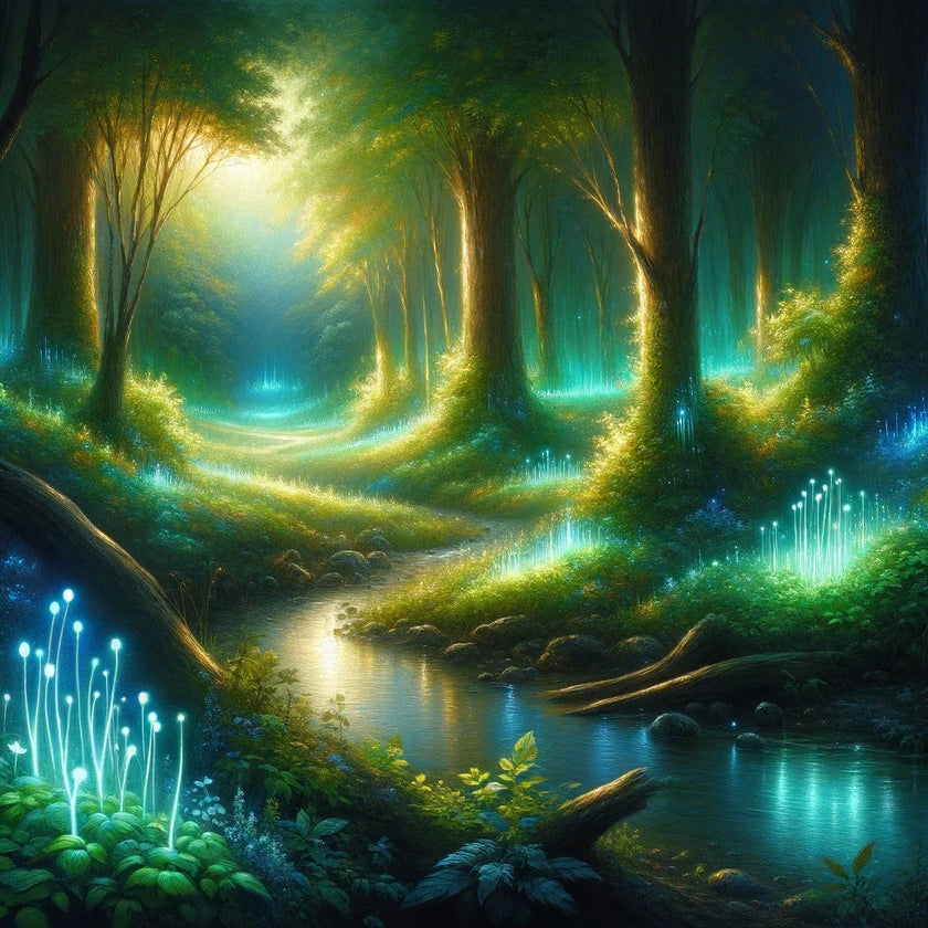 Enchanted Glade Forest Canvas
