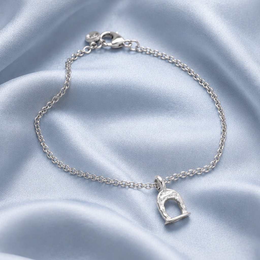 Equestrian Stirrup Chain Bracelet