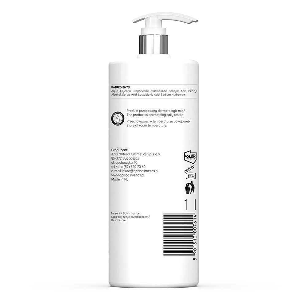 Expert Med Care Salicylic‑Lactobionic‑Niacinamide Hybrid Solution | 1 L