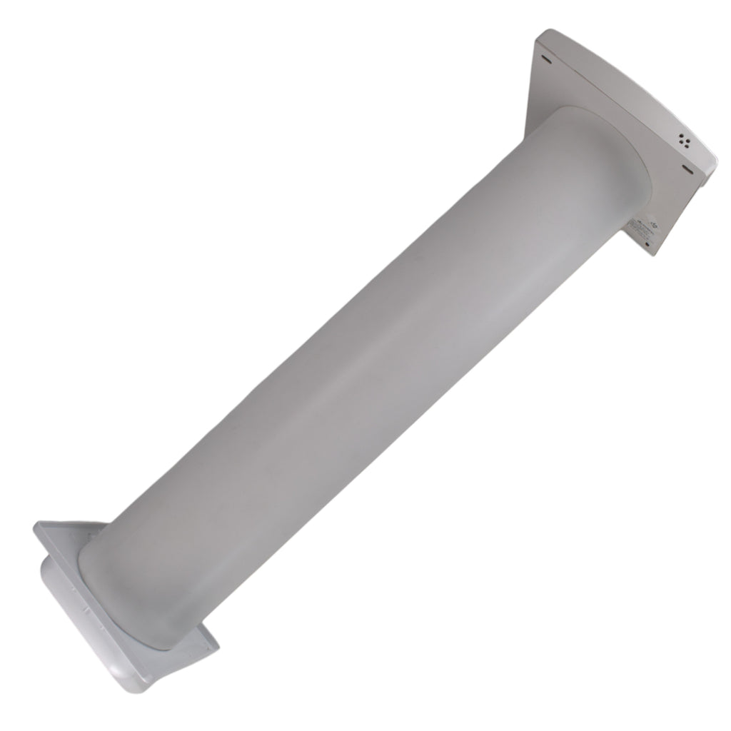 Through Wall Ventilation Kit - STYL Fan with Timer/Humidistat and White External Vent