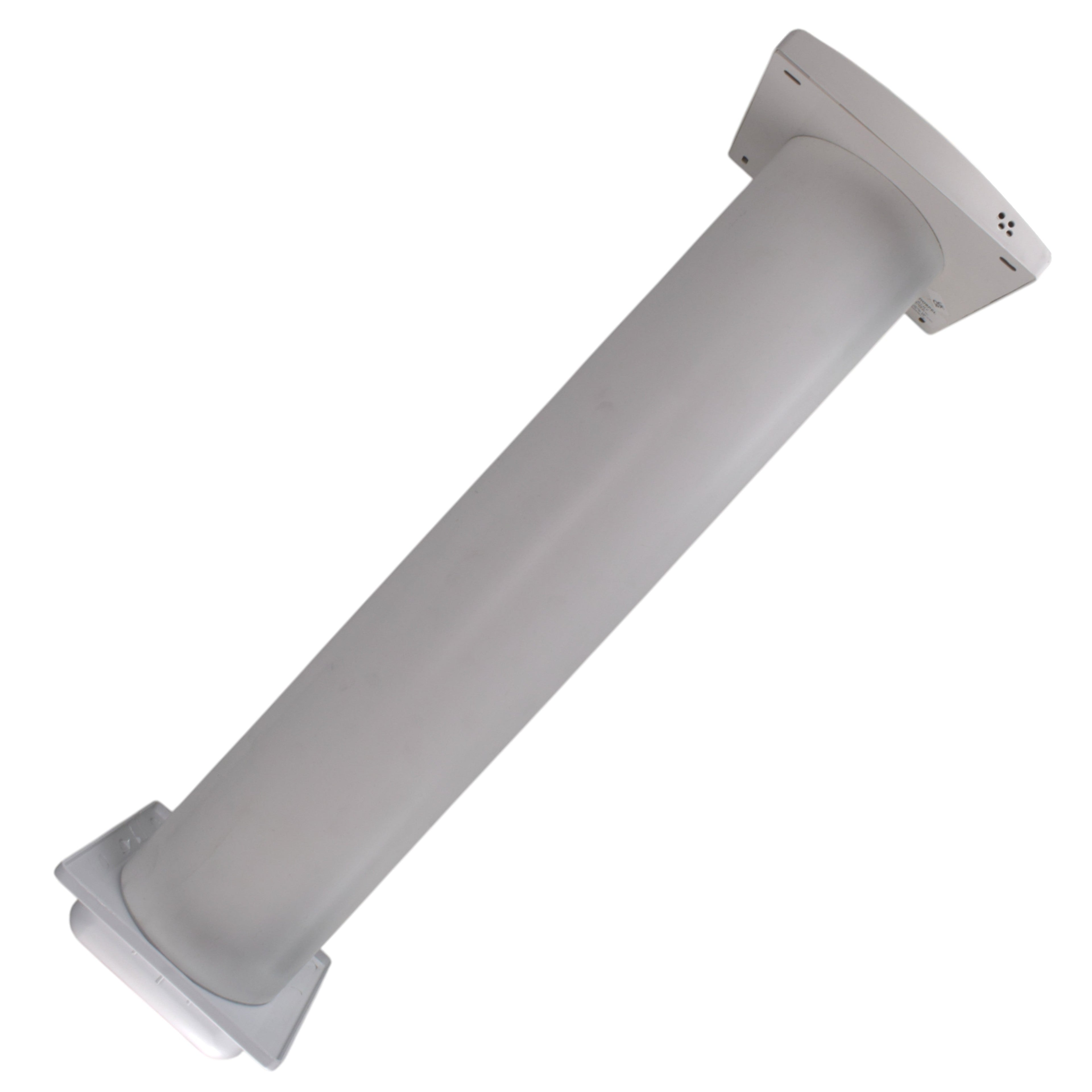 Through Wall Ventilation Kit - STYL Fan with Timer/Humidistat and White External Vent