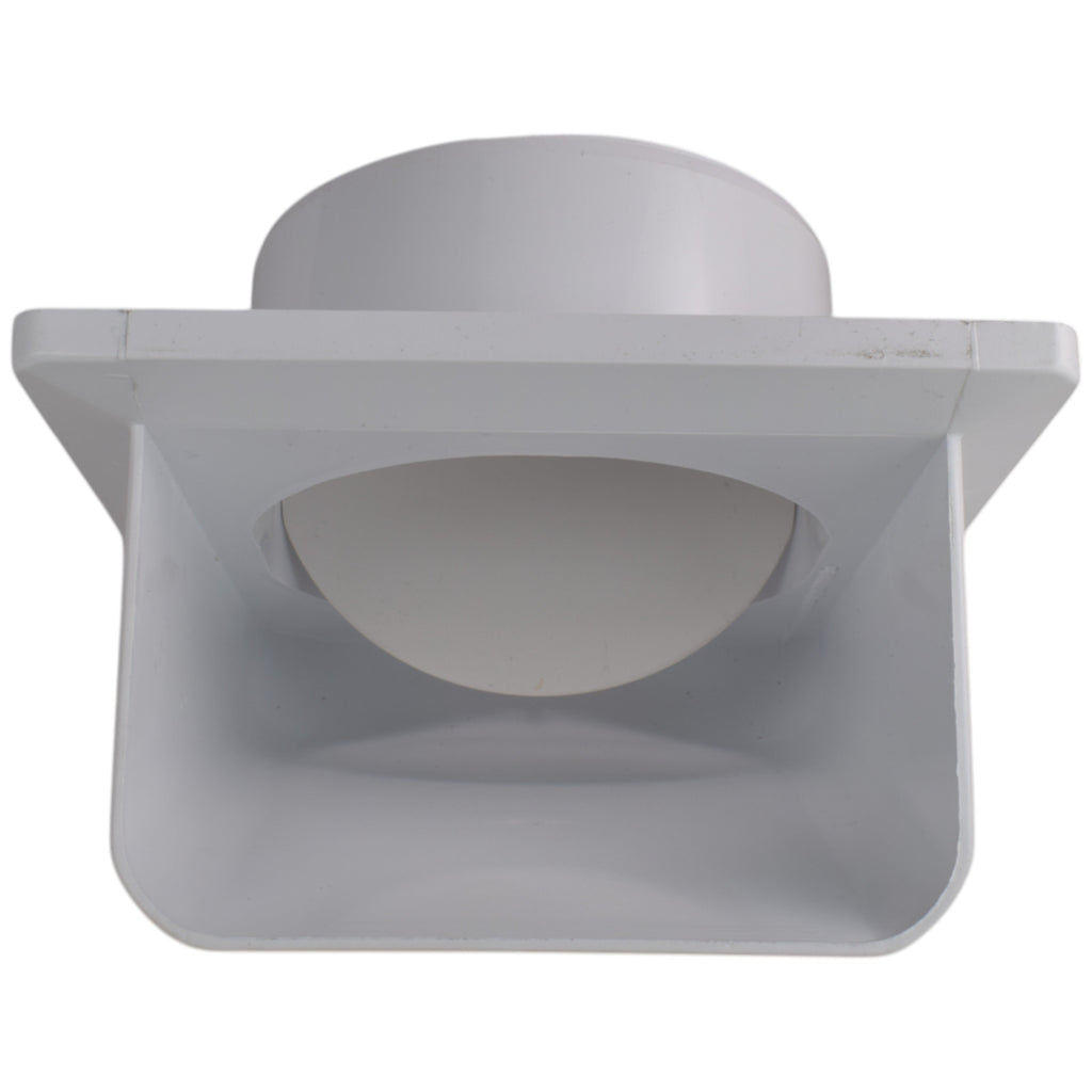 Through Wall Ventilation Kit - STYL Fan with Timer and White External Vent