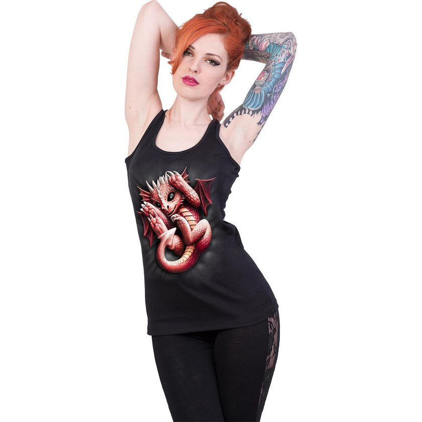 WHELP - Razor Back Top Black