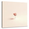 Minimalist Rose Contemplation Canvas