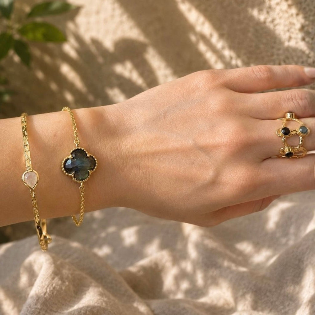 Tyche Gemstone Bracelet Labradorite