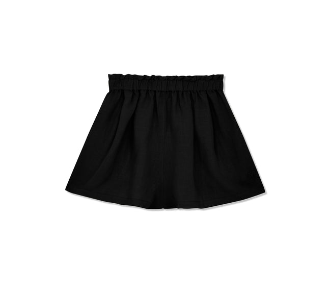 Olivia Linen Shorts  - Black