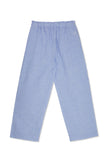 Maya Linen Trousers - Baby Blue Stripe