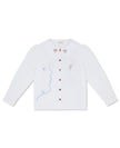 OLALA Embroidered Claudine Linen Blouse - White  x Laetitia Rouget - size M on pre-order for the end of September delivery