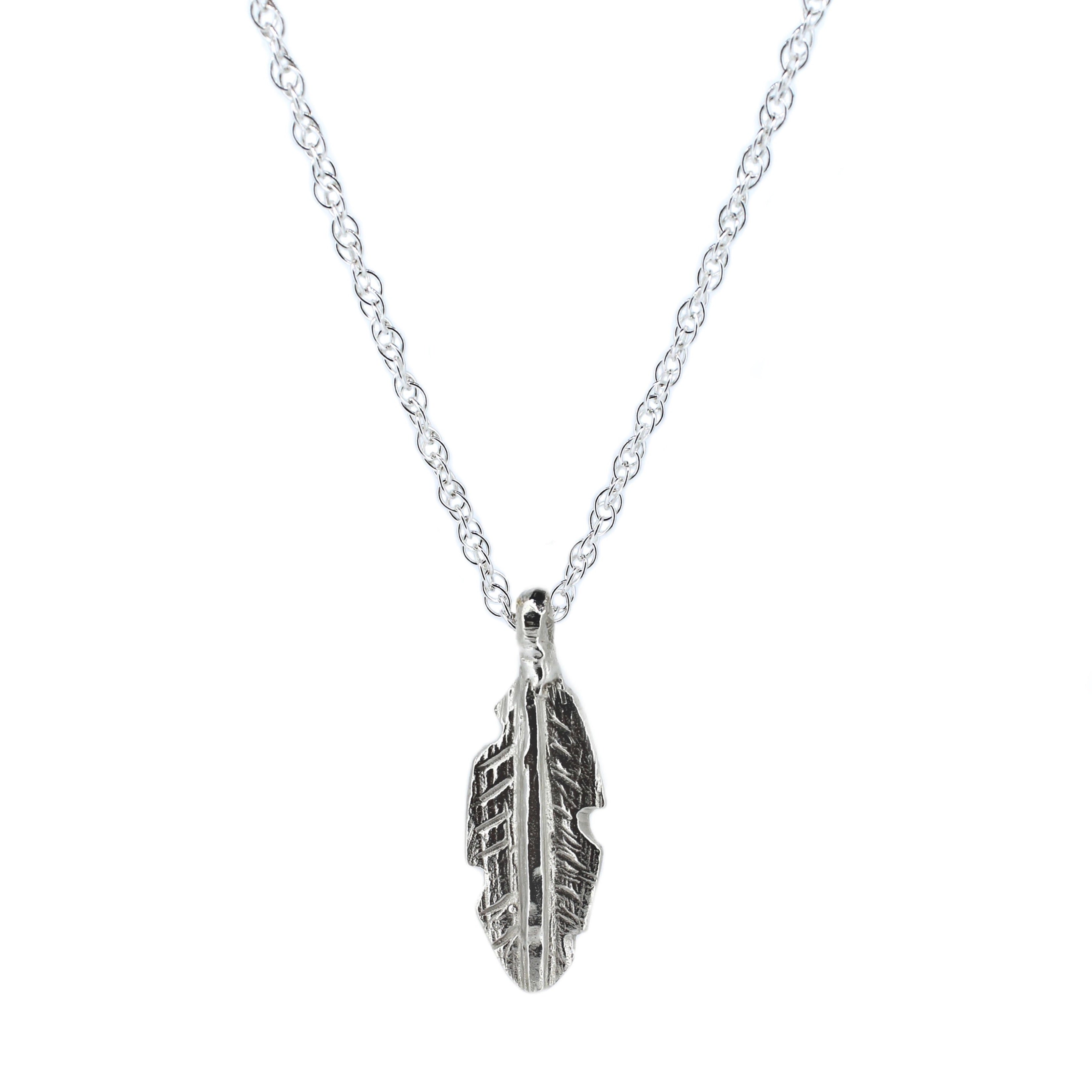 Feather Rope Chain Necklace