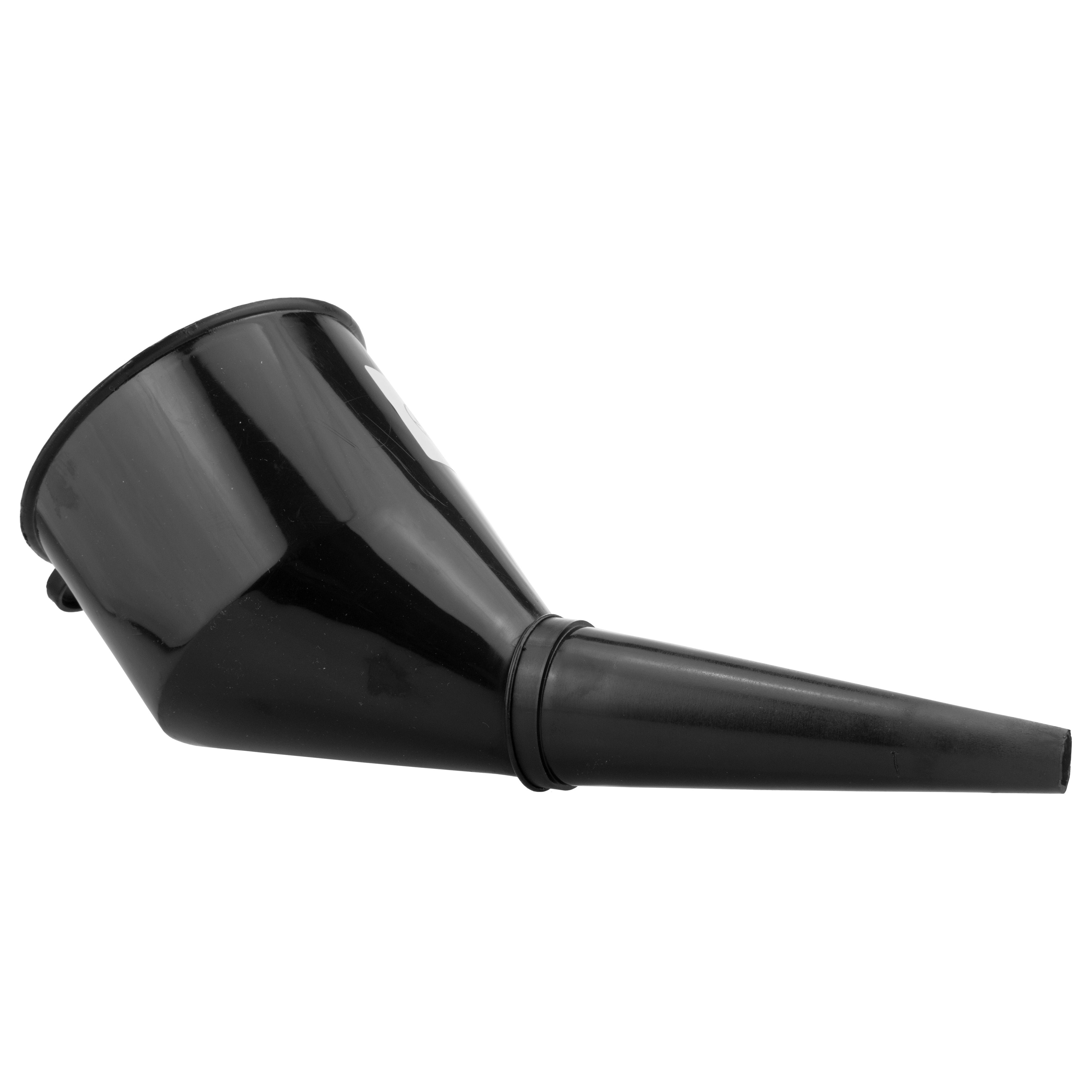 Angled Car Fuel Funnels with Filter (Black & Red)