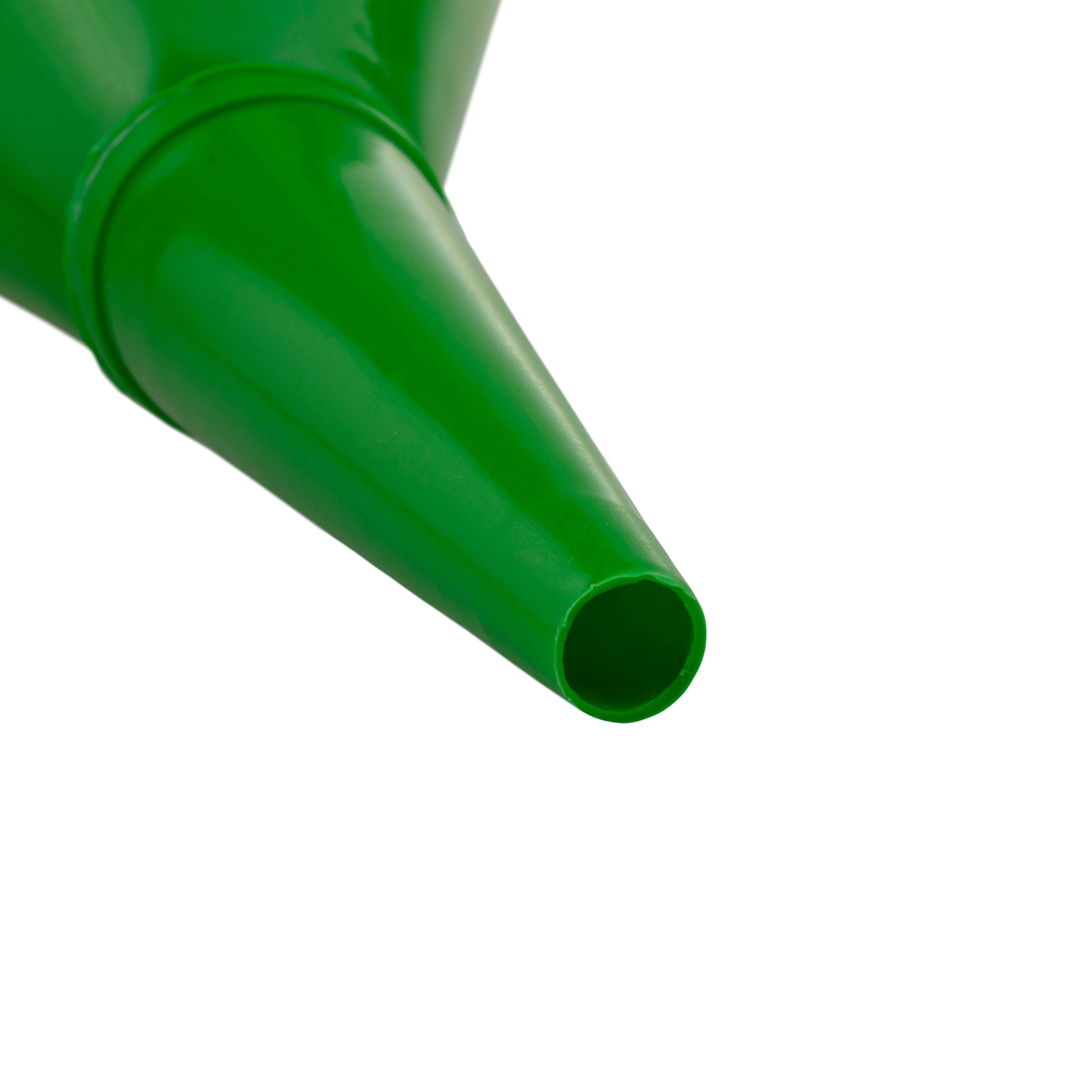 Angled Car Fuel Funnels with Filter (Black & Green)